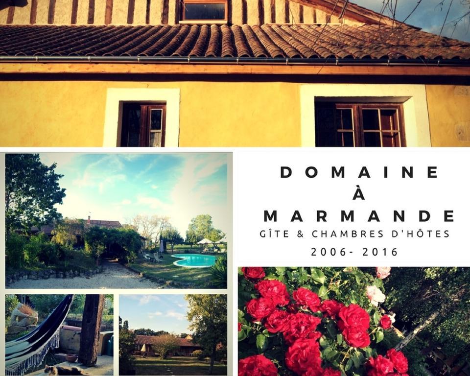 Bed and Breakfast Domaine A Marmande Berdoues Exterior foto